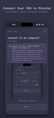 QuickTUI: AI Agent Terminal Screenshot 10 of 10
