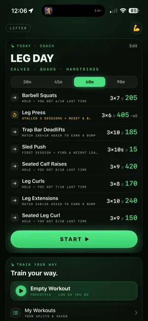 Pumpr: AI Gym Workout Tracker screenshot 1