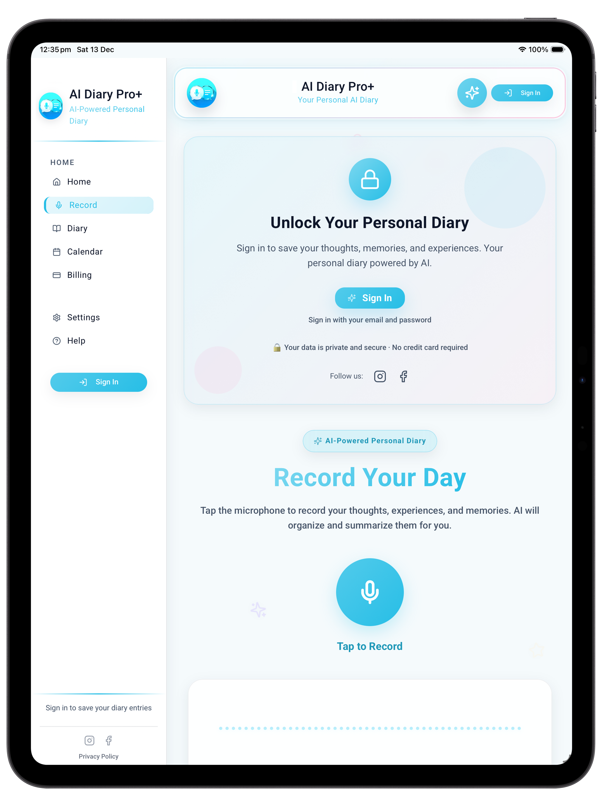 AI Diary Pro+