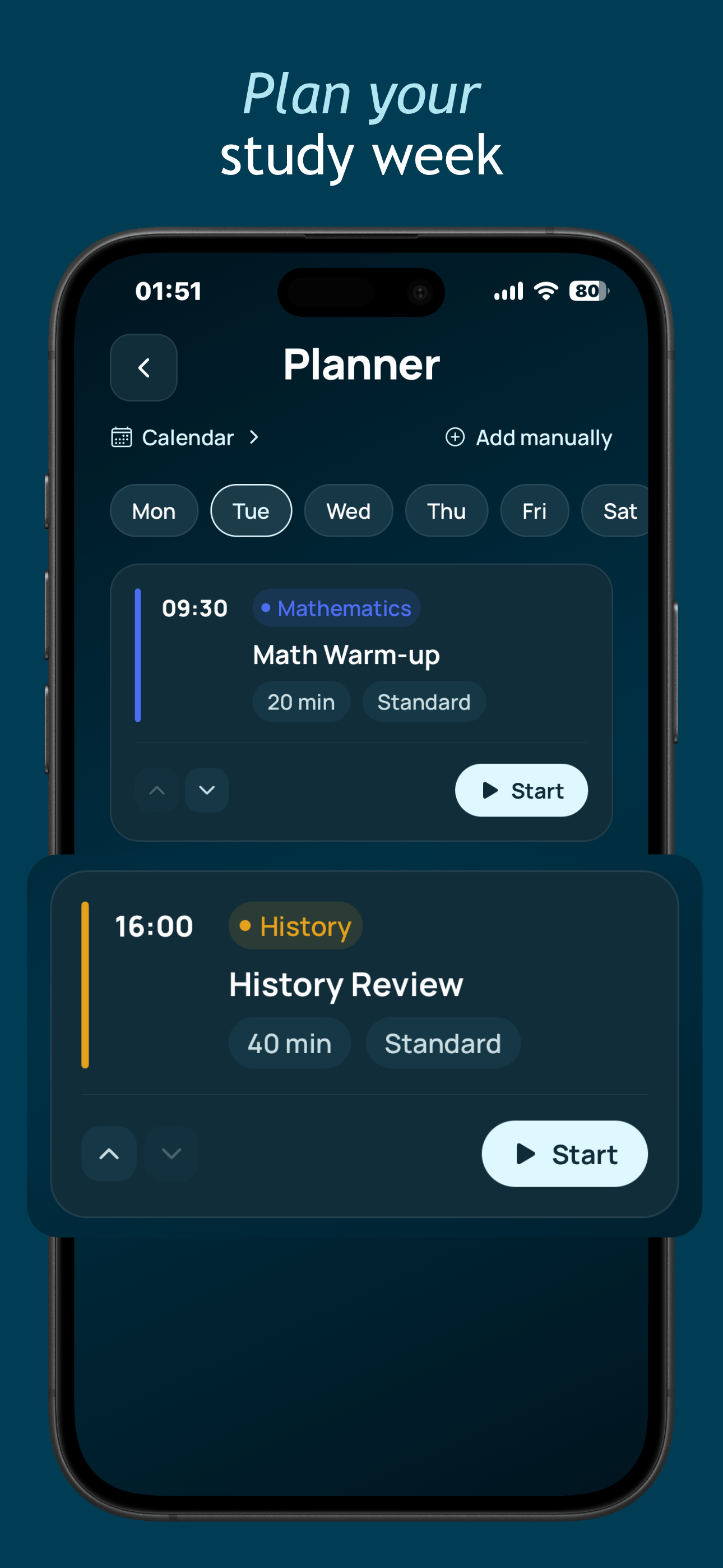 Vitae: Exam Study Planner screenshot 4