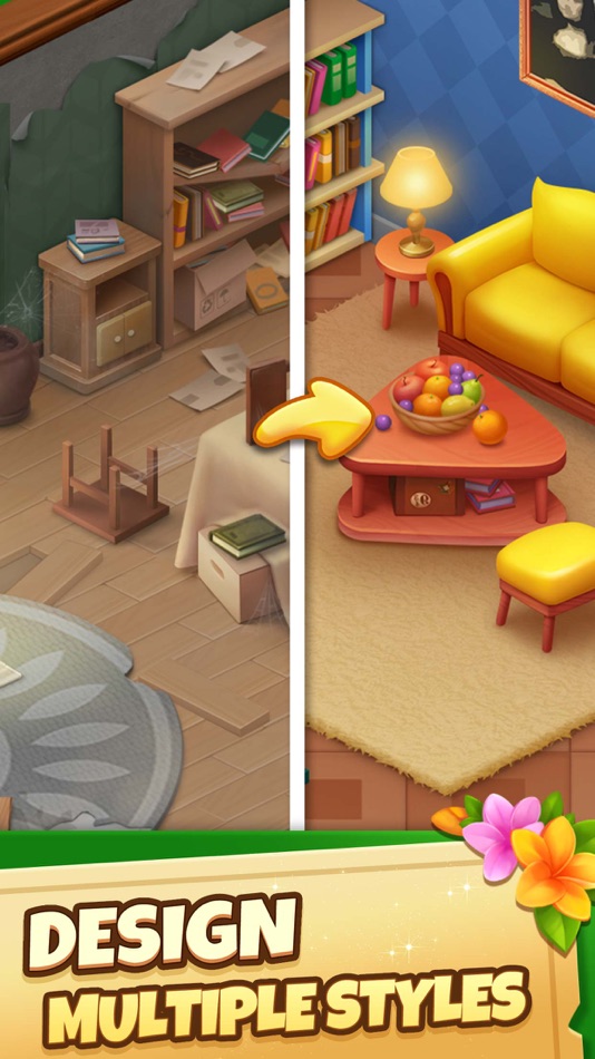 #4. Merge Bistro - Garden games (iOS) 由: HERO LINKAGE