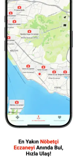 Nöbetçi Eczane Türkiye 7/24 iPhone Ekran Görüntüsü 3