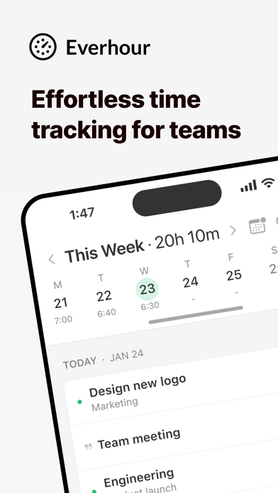 Screenshot #1 pour Everhour