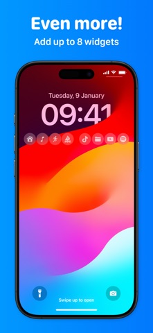 Lock Launcher Widgets LockFlow Screenshot 2 of 9