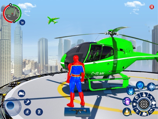 Super Spider Rope Hero: Police