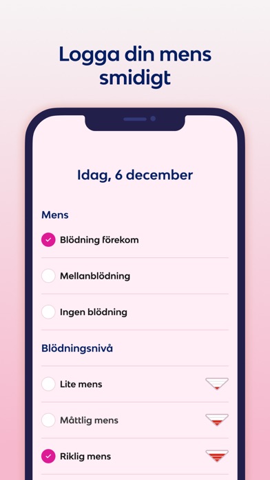 Libresse Menskalender Screenshot