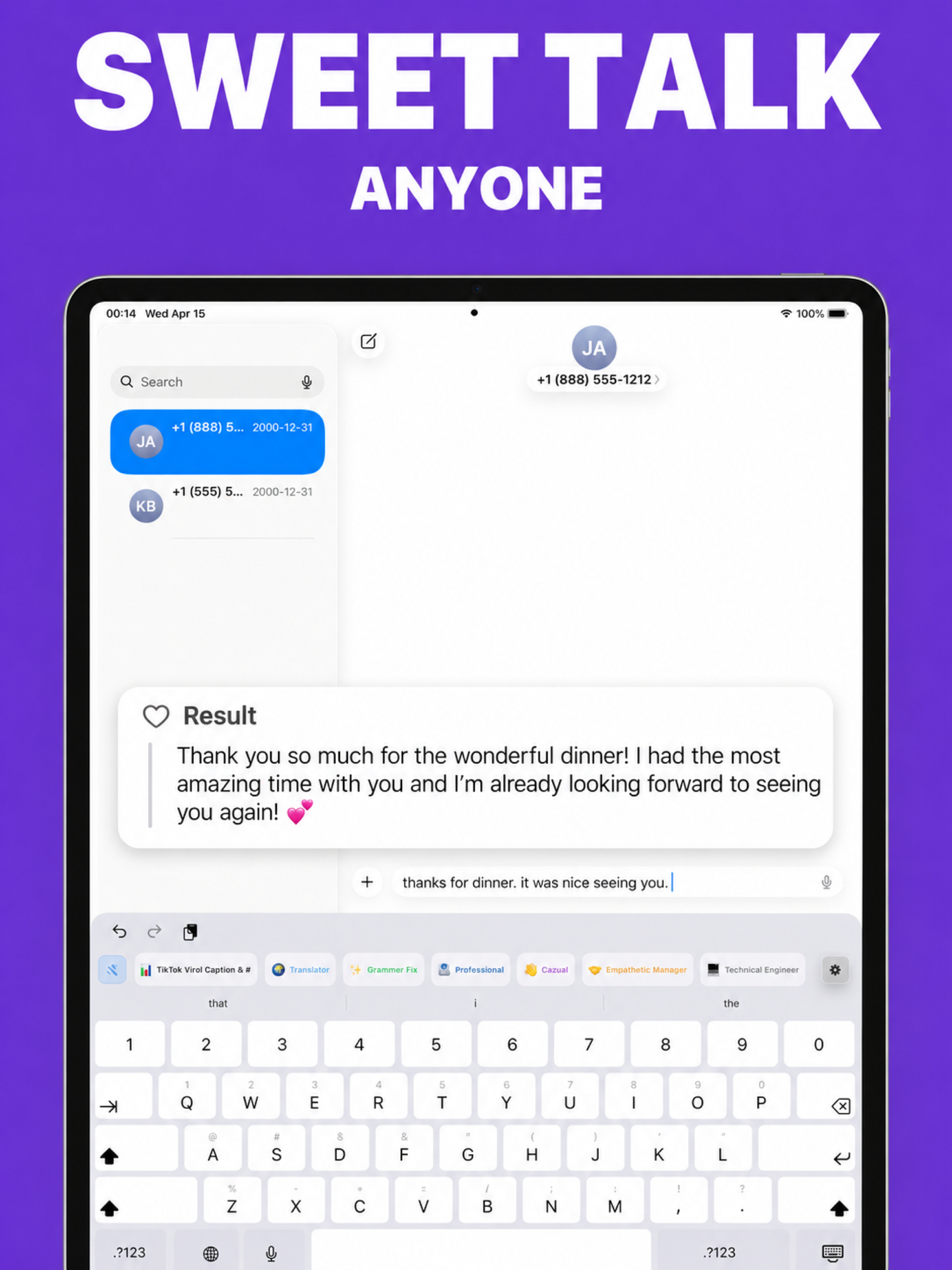 AI Grammar Keyboard - iGrammar screenshot 13