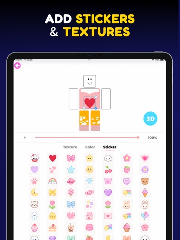 SkinBlox: Clothes Skins Maker iPad screenshot