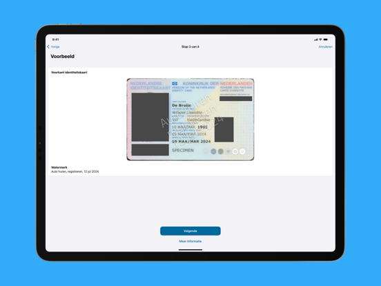 KopieID iPad app afbeelding 4