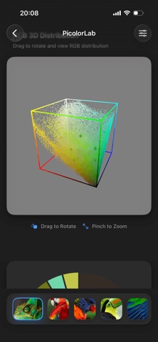 PicolorLab - 图片配色快速提取，图片色彩量化分析 screenshot