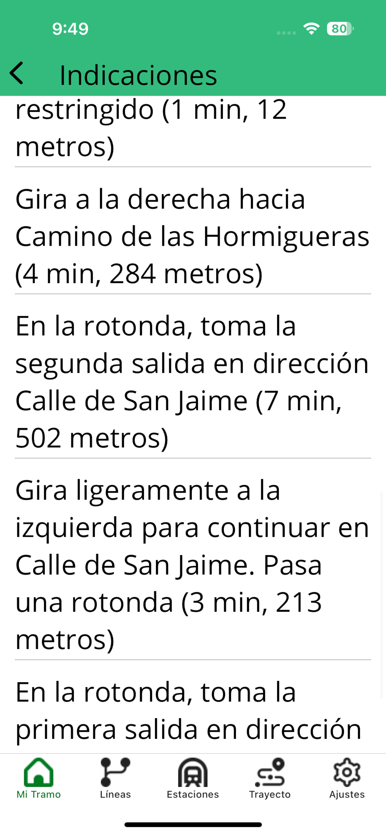 TRAMO ONCE