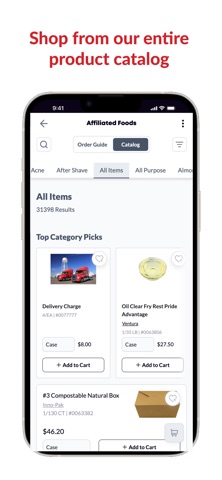 Affiliated Foods App screenshot