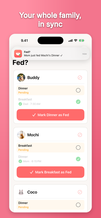 Fed? Pet Feeding Tracker & Log Screenshot 3 of 8