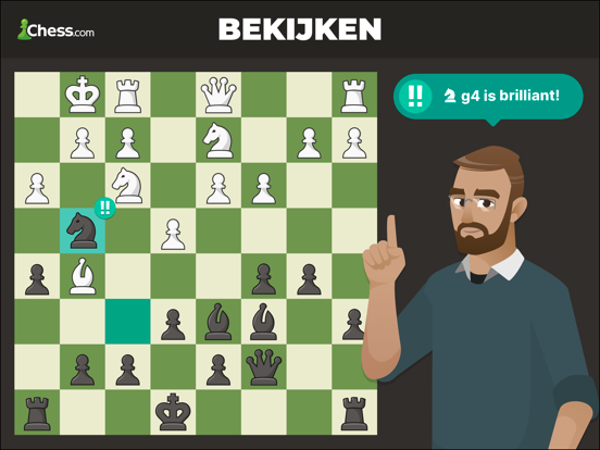 Schaken - Speel & Leer Online iPad app afbeelding 1