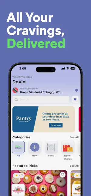 foodDROP: Food Delivery screenshot 2