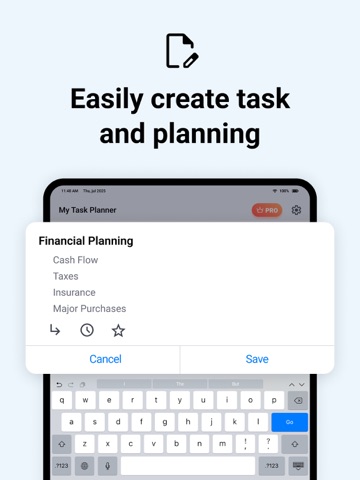 Tasks: Task Planner & Reminder iPad screenshot