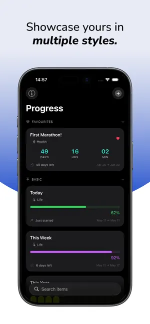 Minimalist Progress screenshot 2
