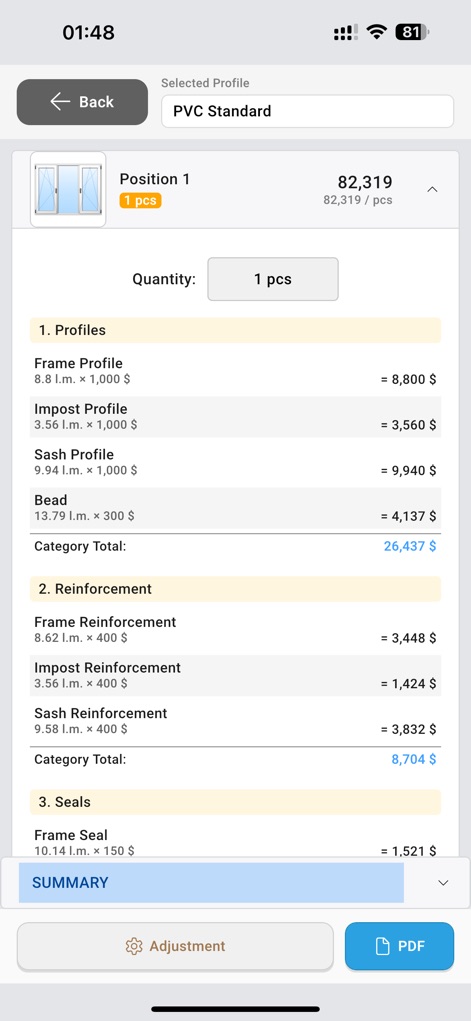 Profile Construct - Business App | MWM