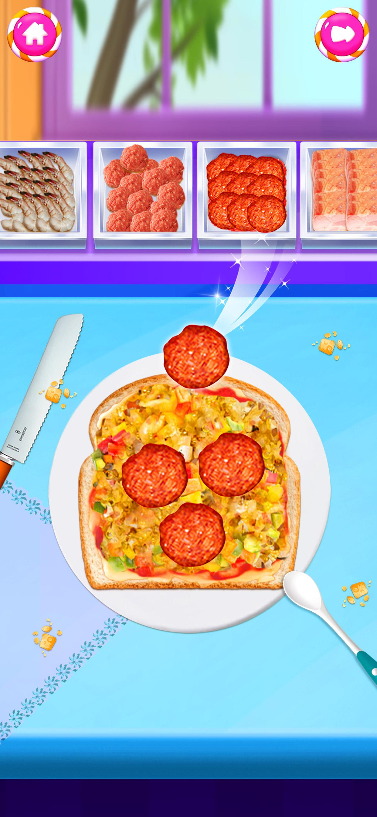 做饭游戏: 女生好玩的独角兽厨师做蛋糕公主早餐店小游戏大全