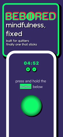 bebored: mindfulness, fixed screenshot
