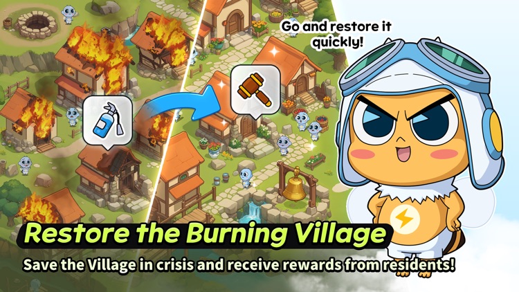 Sky Isle Rescue:Match-3 Puzzle