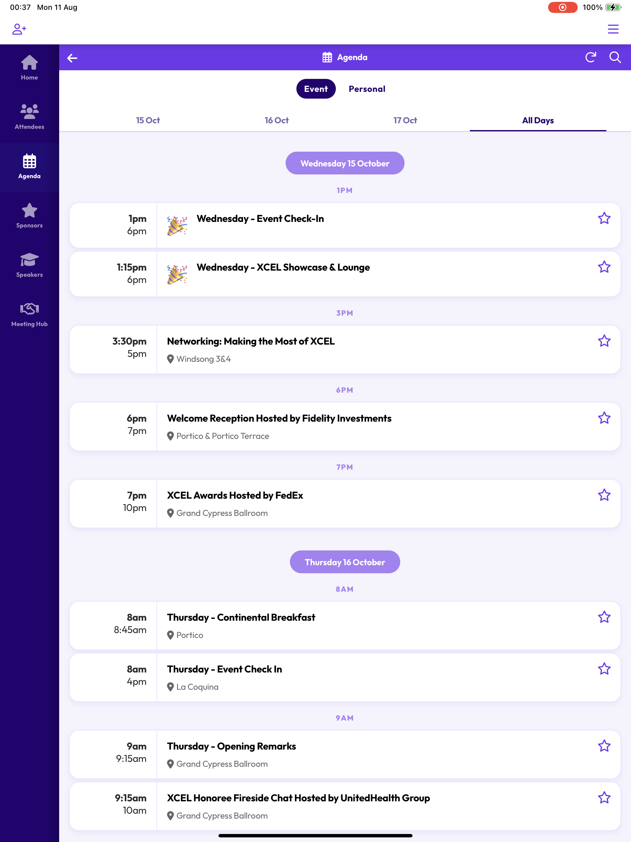 BE Events