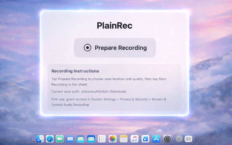 #1. PlainRec (macOS) Ved: UTIL PTY LTD