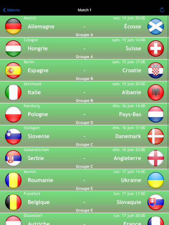 Screenshot #5 pour EURO Football 2024 en direct