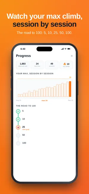 Push Ups: 0 to 100 Trainer screenshot 4