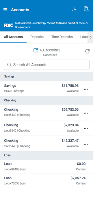 FNBCC Treasury Management Screenshot 3 of 3