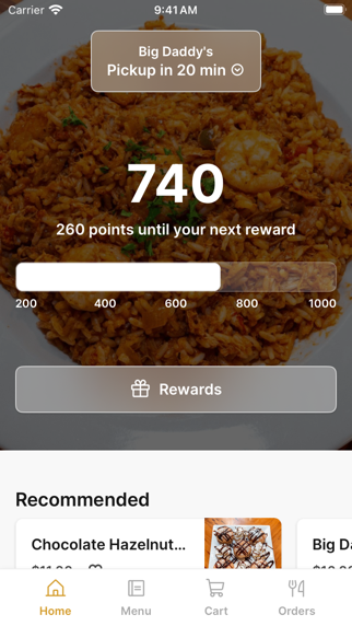 Big Daddy's To Go iPhone screenshot 1 - Food & Drink app