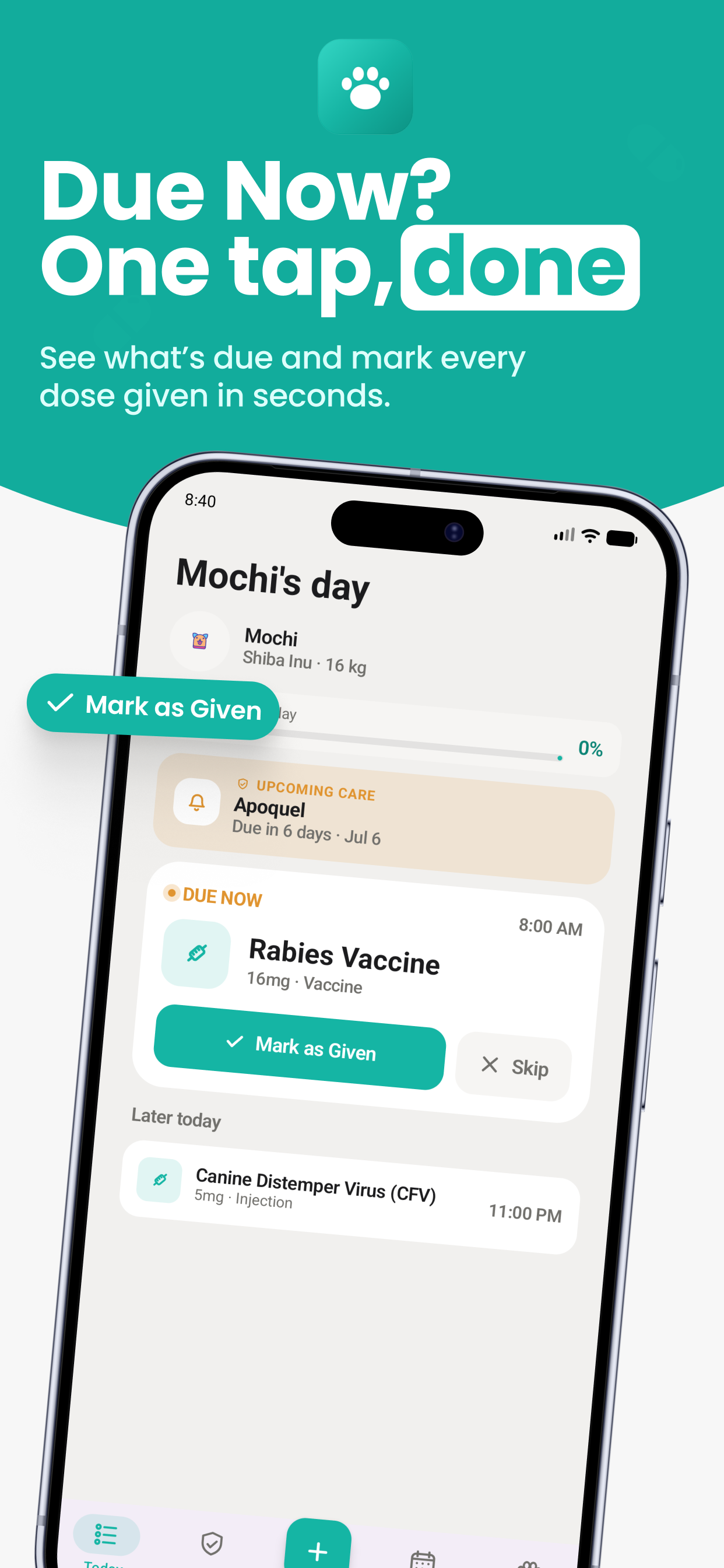 Pet Medicine Tracker screenshot 2