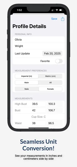Measure-Ease: Fit for Sewists screenshot 2