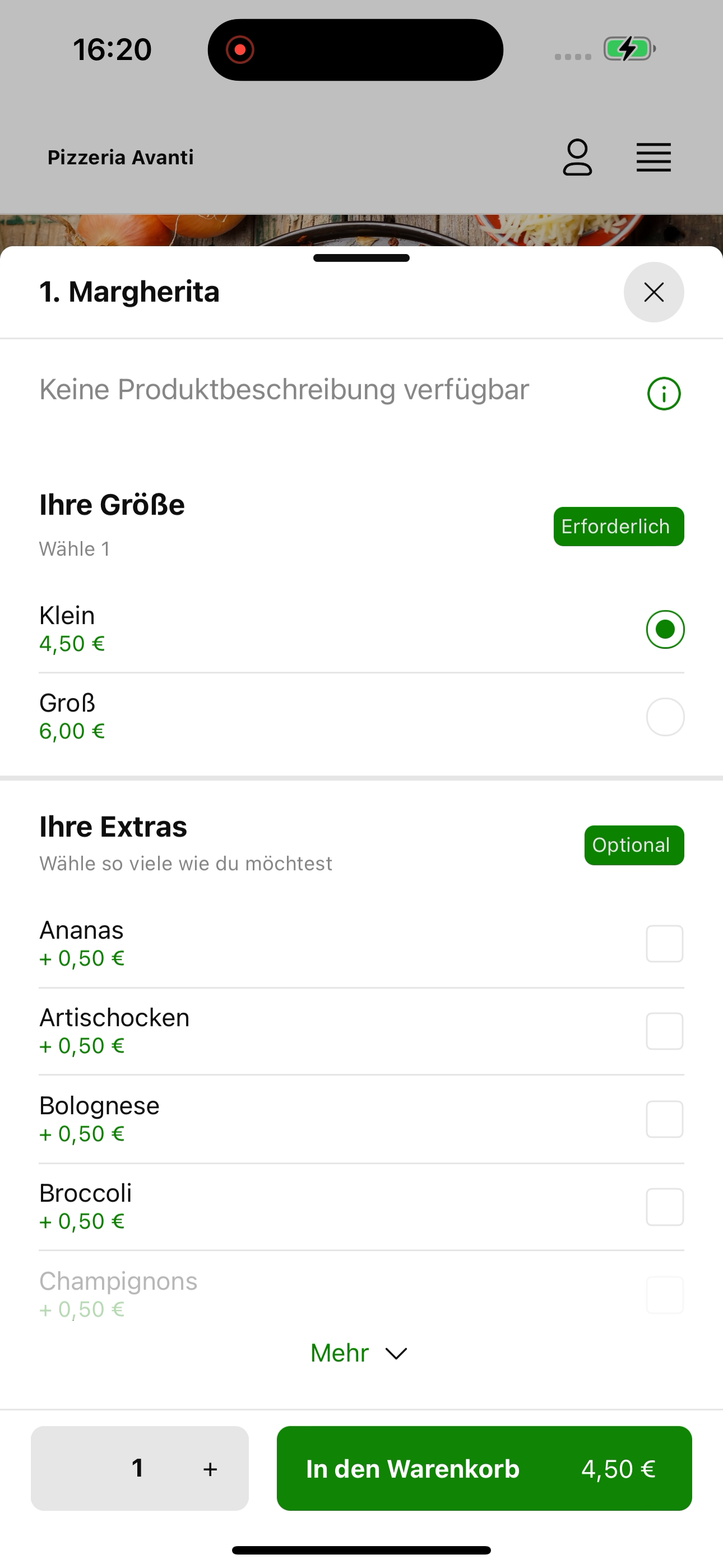 Pizzeria Avanti Recklinghausen screenshot 6
