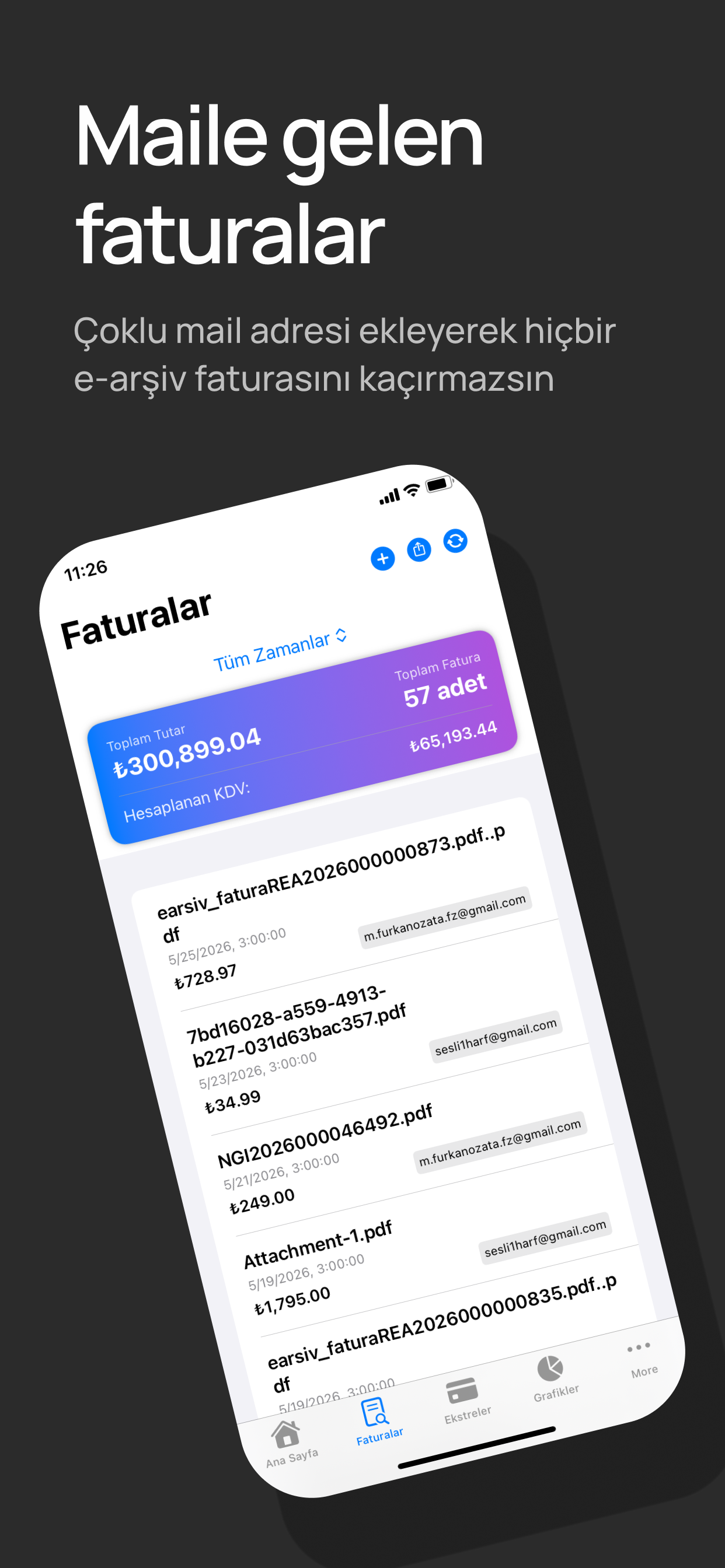 Ay Sonu: Ekstre ve Faturalar