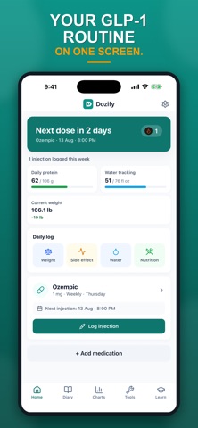 Dozify: GLP-1 Dose Tracker Screenshot 1 of 7