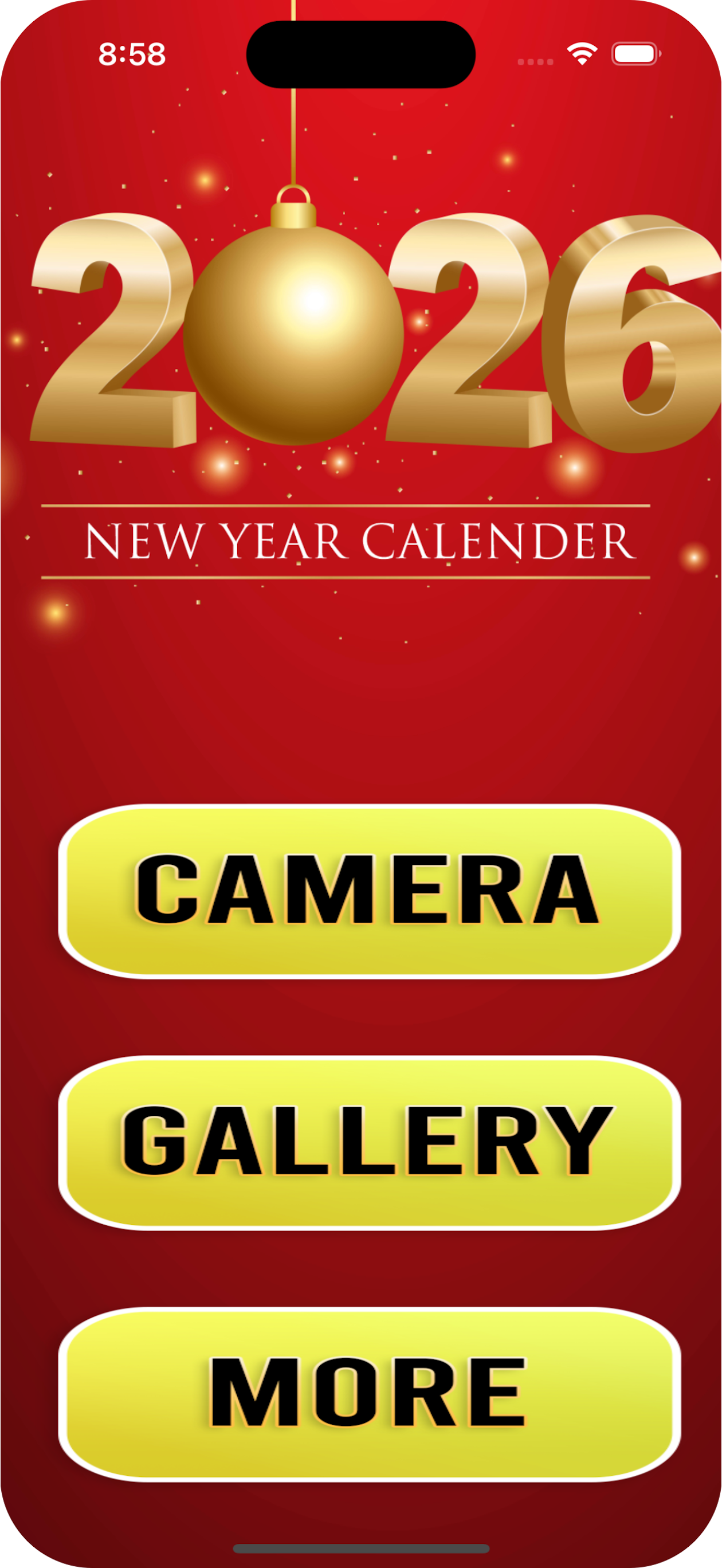 New Year Calendar