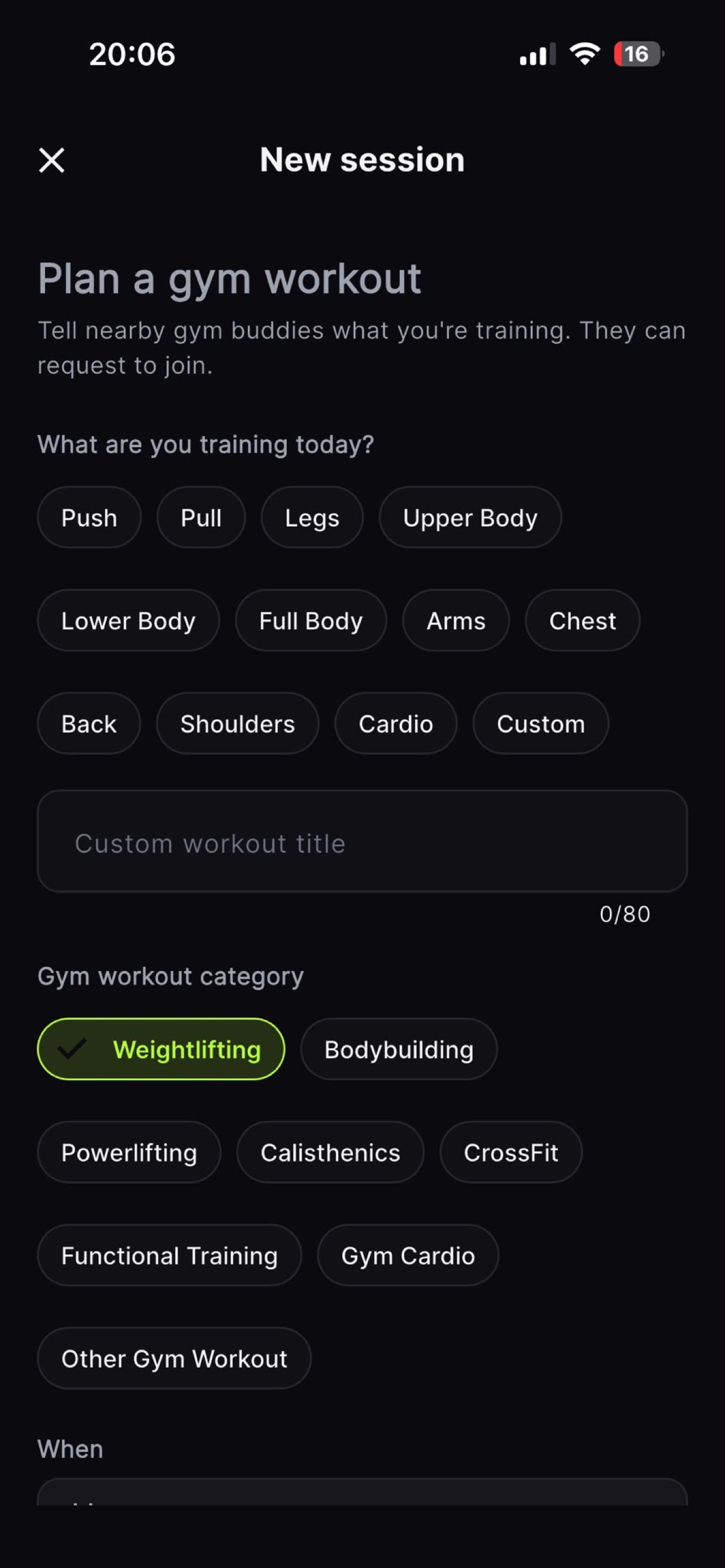BuddyBuild: Find a Gym Buddy screenshot 3