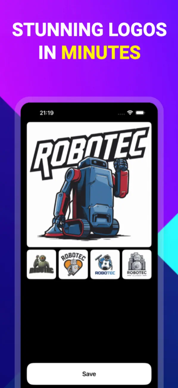 Screenshot #2 pour AI Logo Generator ∘