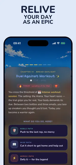 Daybard: Your Day as an RPG screenshot 1