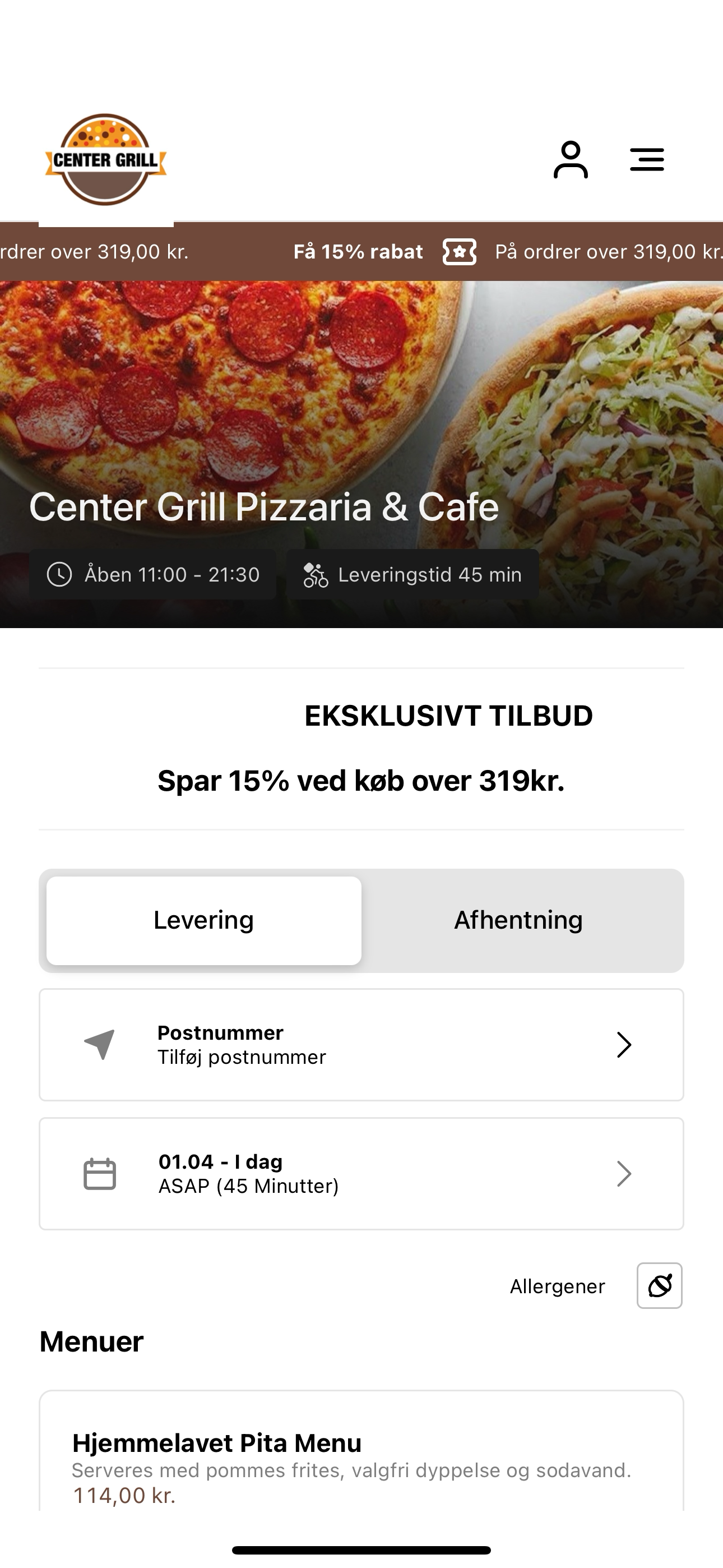 Center Grill Pizzaria & Cafe