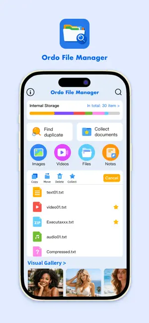 Ordo File Manager iPhone screenshot 1