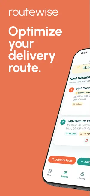 RouteWise Mobile screenshot 1
