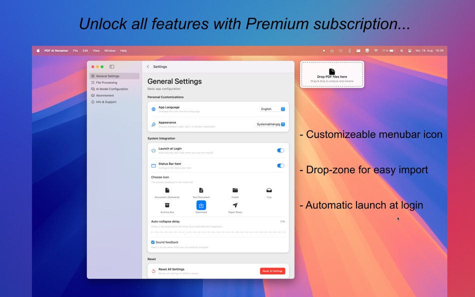 #2. PDF AI Renamer (macOS) 由: Alexander Giehoff