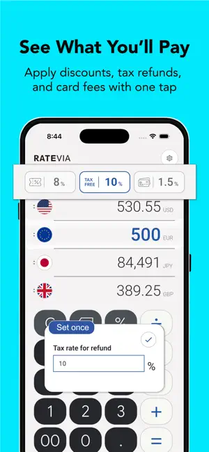 Currency Converter - RATEVIA screenshot 4
