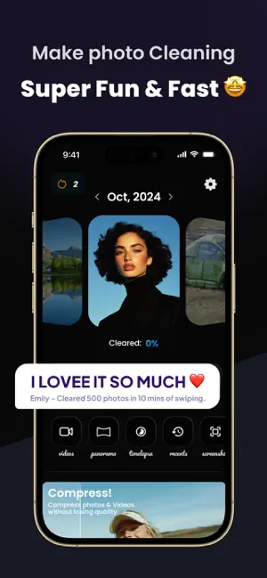 Swipe: Delete Photos Clear Cam screenshot 4
