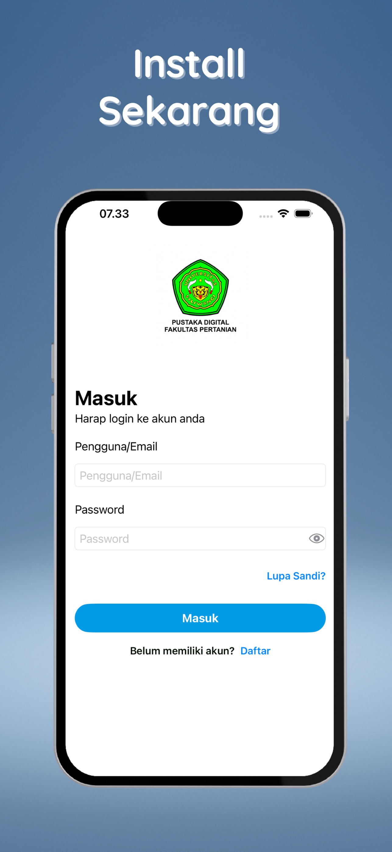 Screenshot 1 of PUSTAKA DIGITAL FAPERTA