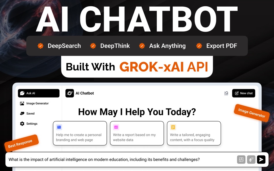 #1. Glow AI - Chatbot Assistant (macOS) 由: Usman Ali