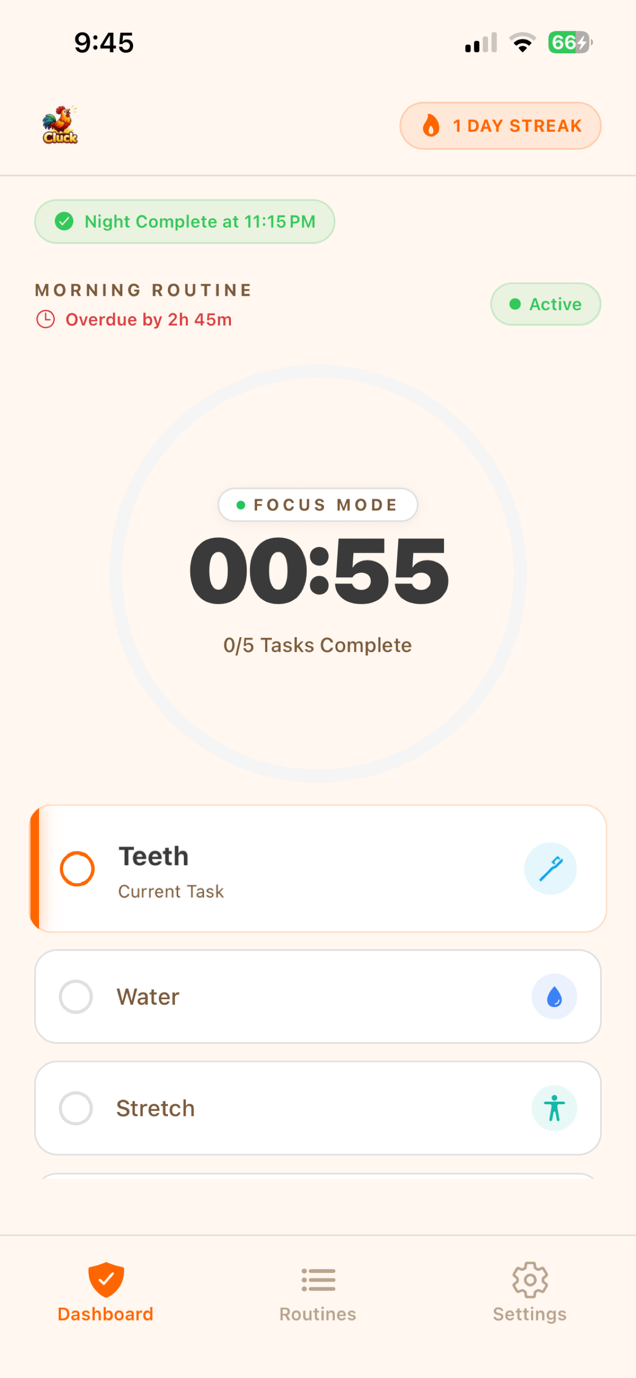 Cluck - Daily Routine Tracker screenshot 3