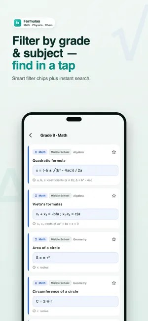 Math Physics Chemistry Formula screenshot 4